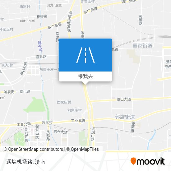 遥墙机场路地图
