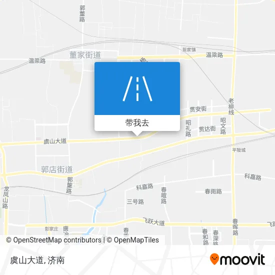 虞山大道地图