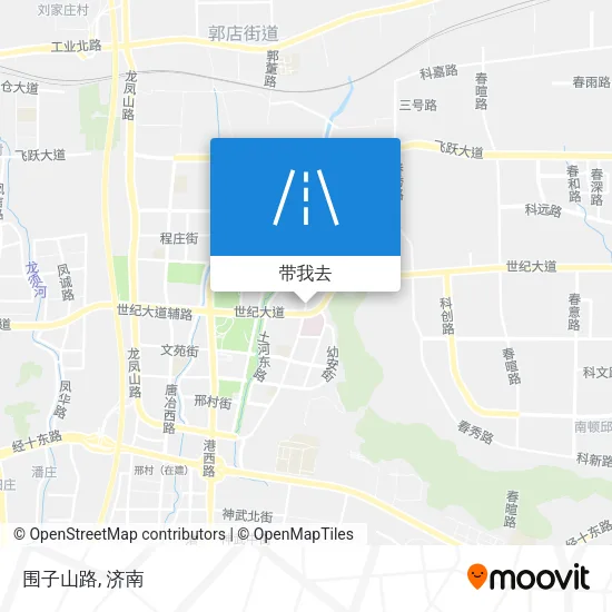 围子山路地图