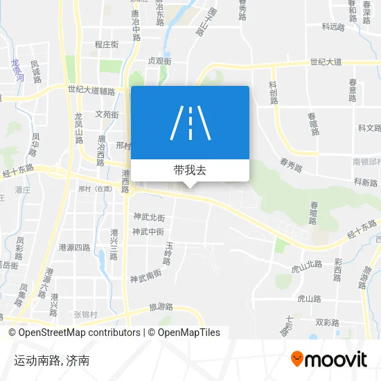 运动南路地图