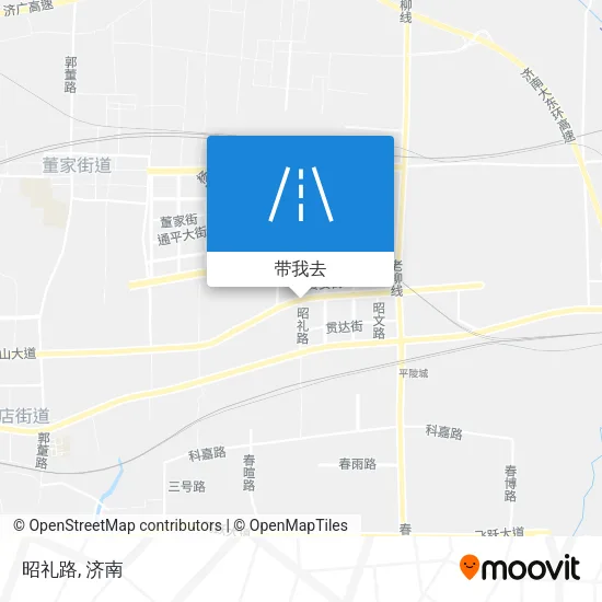 昭礼路地图