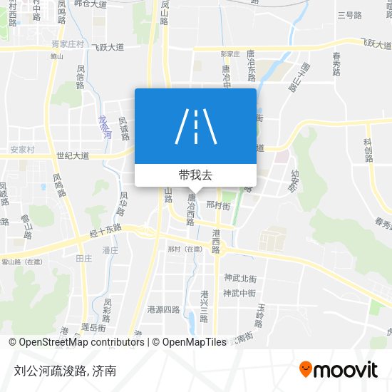 刘公河疏浚路地图