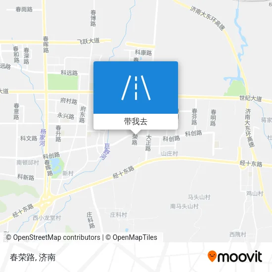 春荣路地图