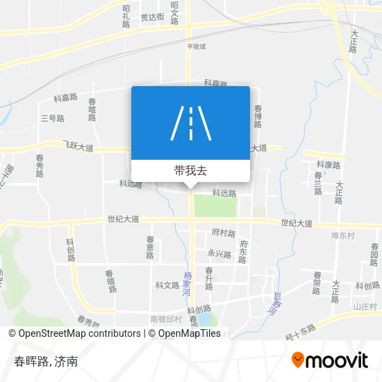 春晖路地图
