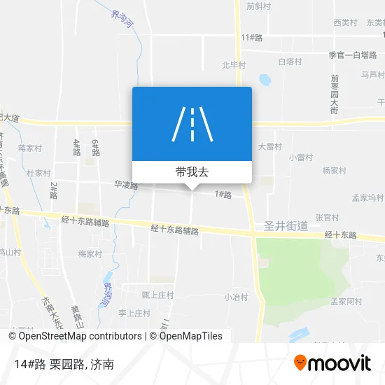 14#路 栗园路地图