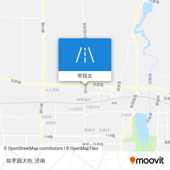 前枣园大街地图