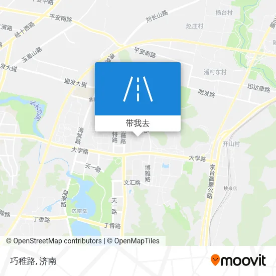 巧稚路地图