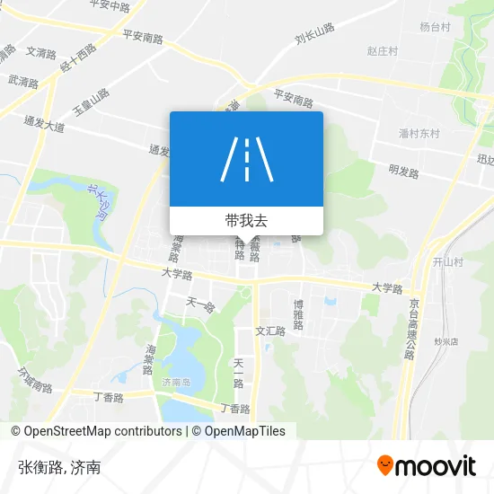张衡路地图