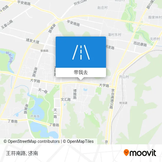 王符南路地图