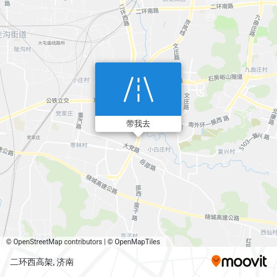二环西高架地图