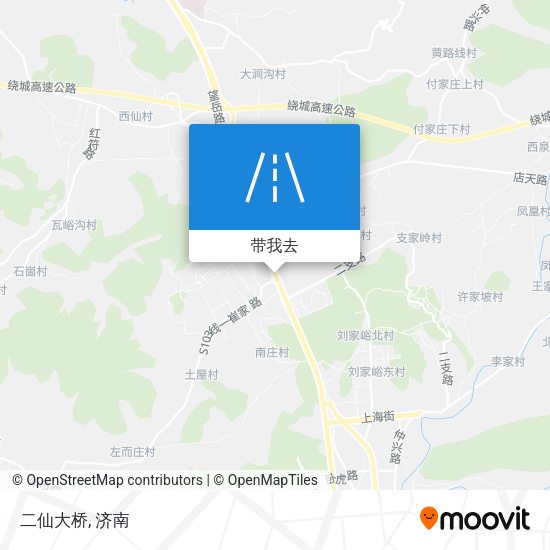 二仙大桥地图