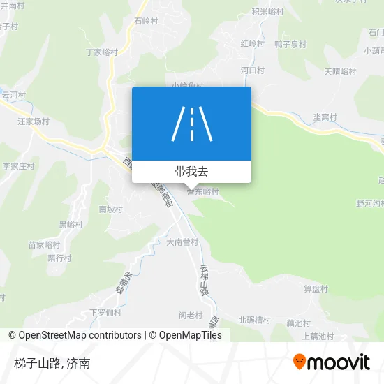 梯子山路地图
