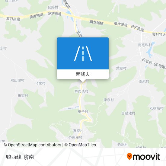 鸭西线地图