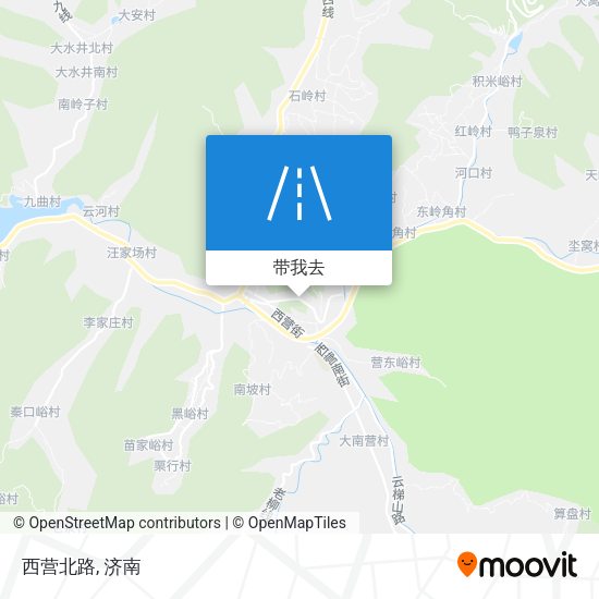 西营北路地图