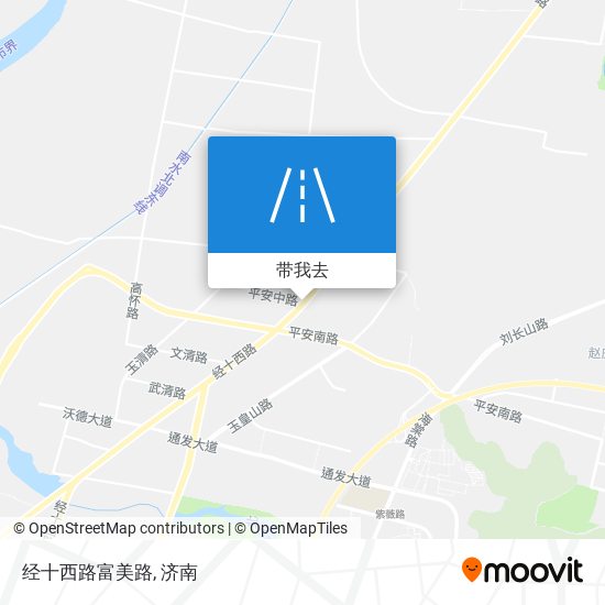 经十西路富美路地图