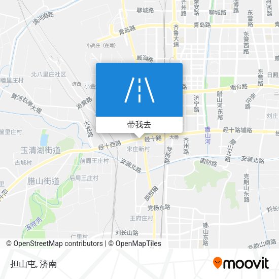 担山屯地图