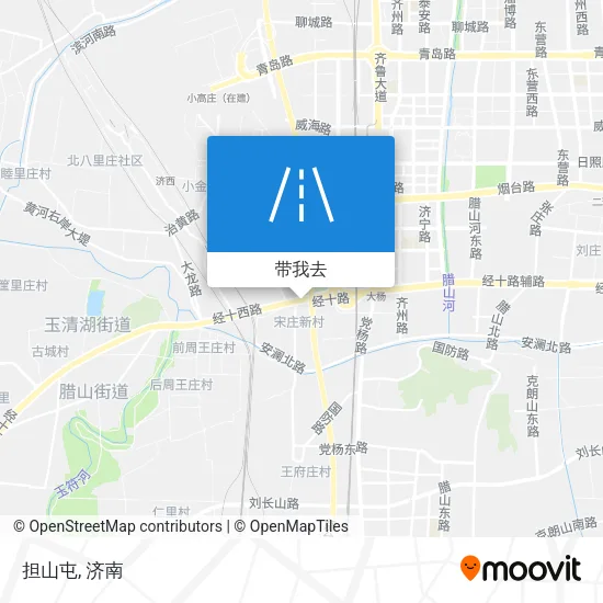 担山屯地图