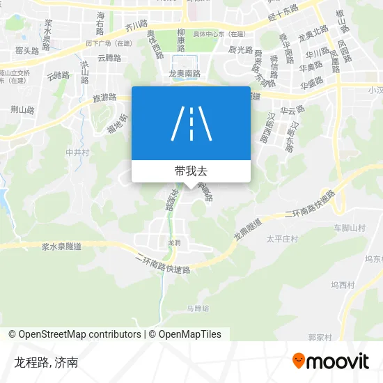 龙程路地图