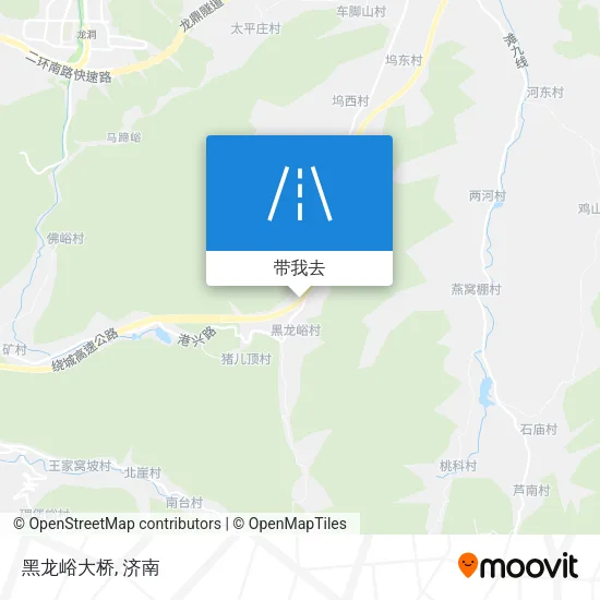 黑龙峪大桥地图