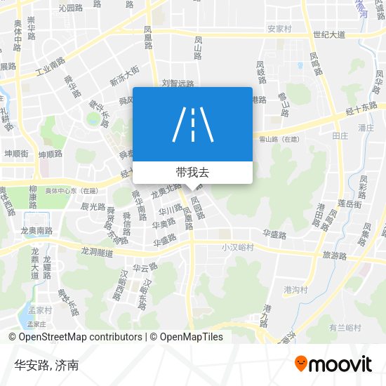华安路地图