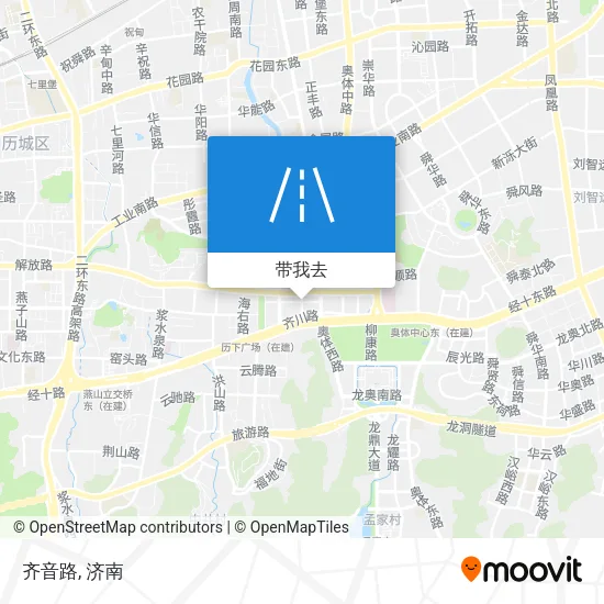 齐音路地图