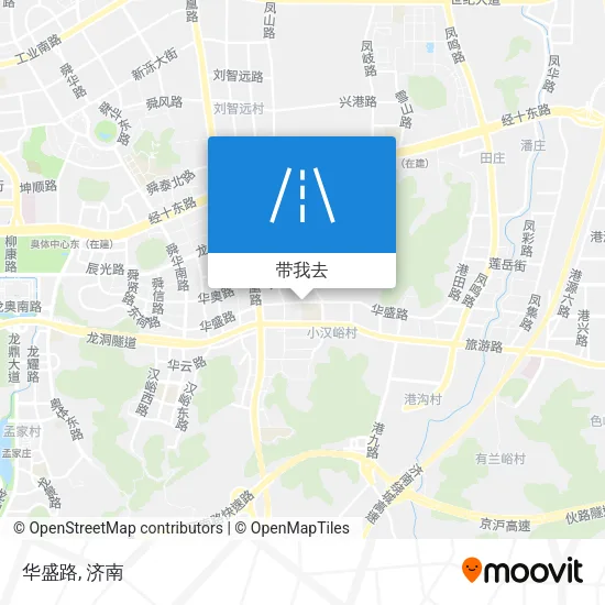 华盛路地图