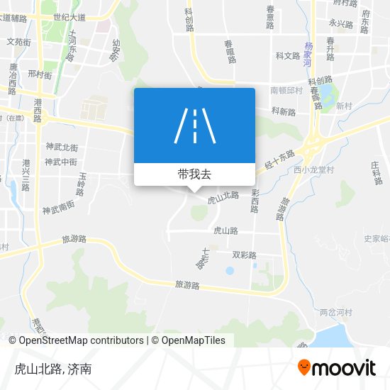 虎山北路地图