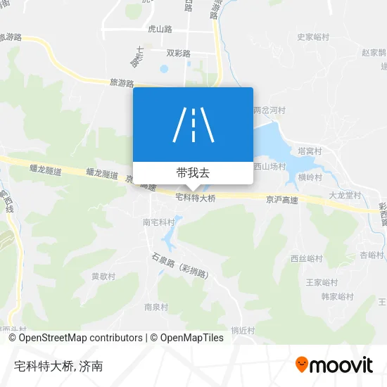 宅科特大桥地图