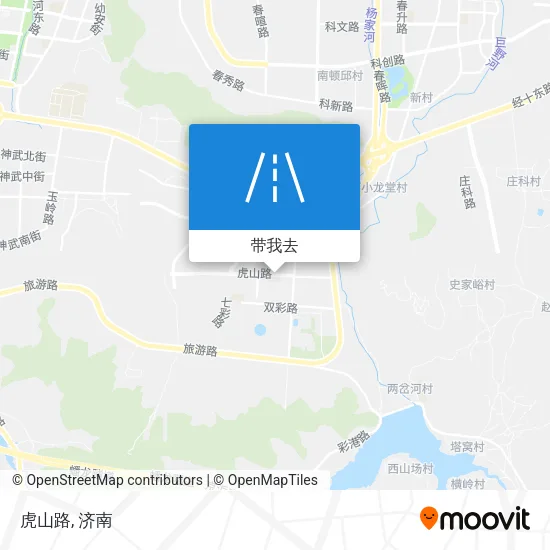 虎山路地图