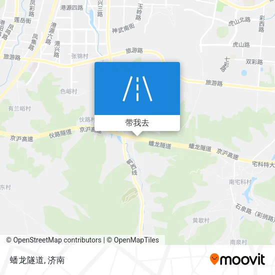 蟠龙隧道地图