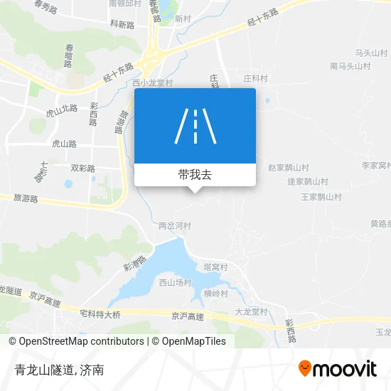 青龙山隧道地图