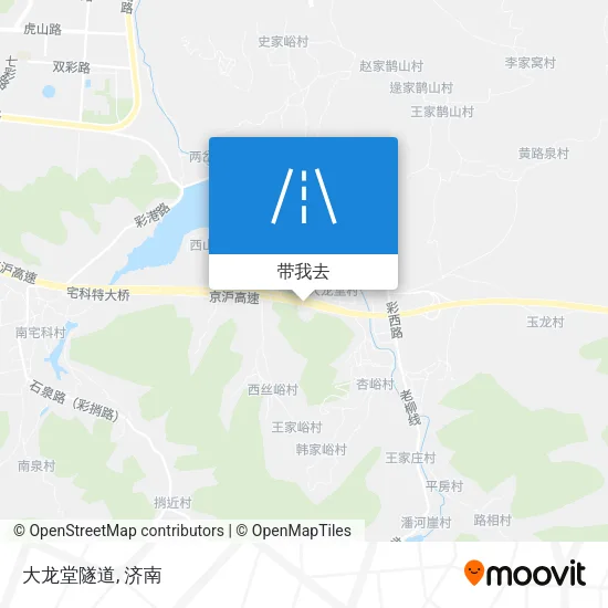 大龙堂隧道地图