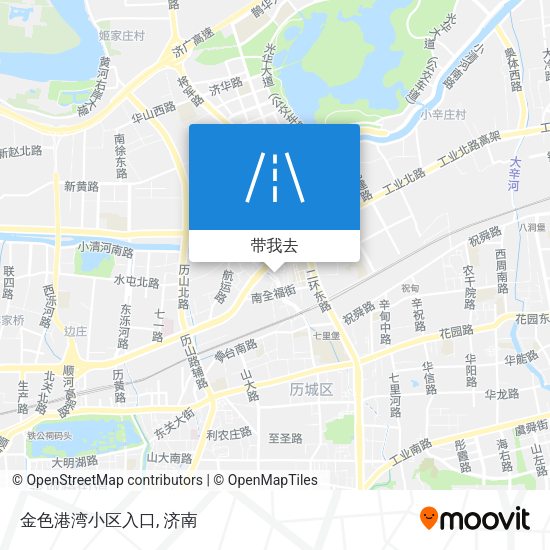 金色港湾小区入口地图