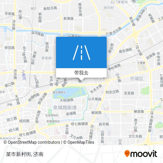 菜市新村街地图