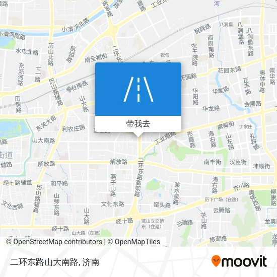 二环东路山大南路地图