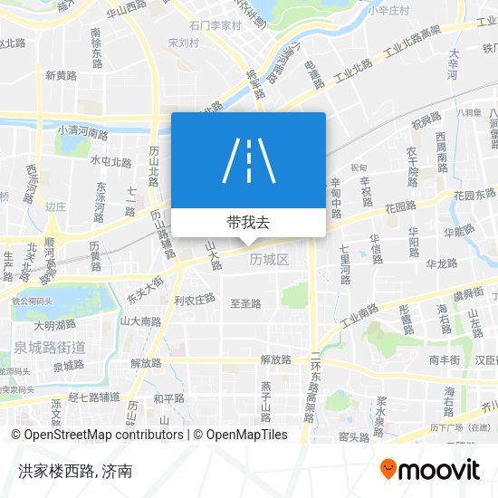 洪家楼西路地图