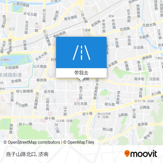 燕子山路北口地图