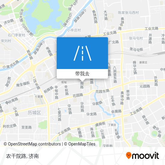 农干院路地图