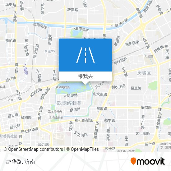 鹊华路地图