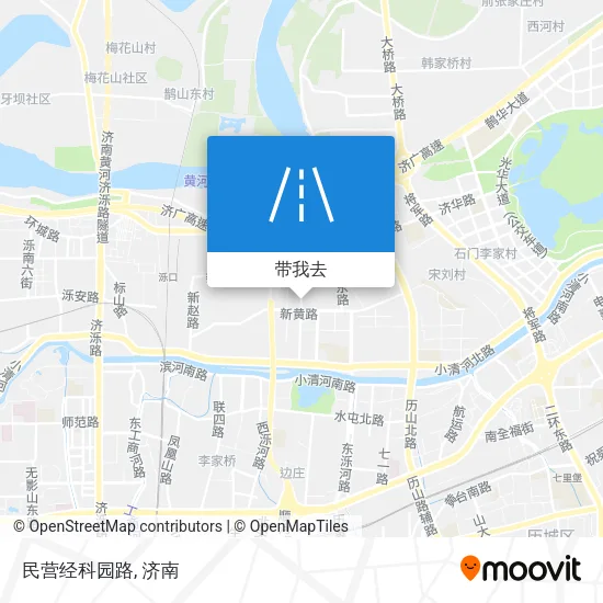 民营经科园路地图