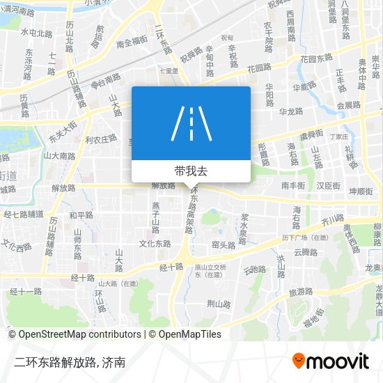 二环东路解放路地图