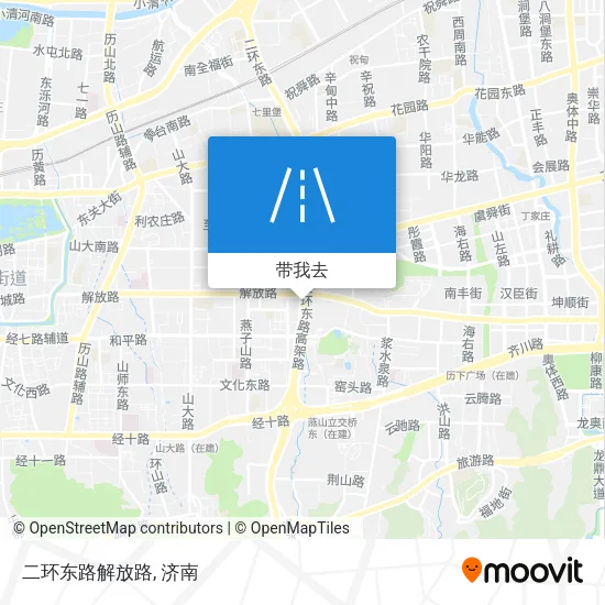 二环东路解放路地图