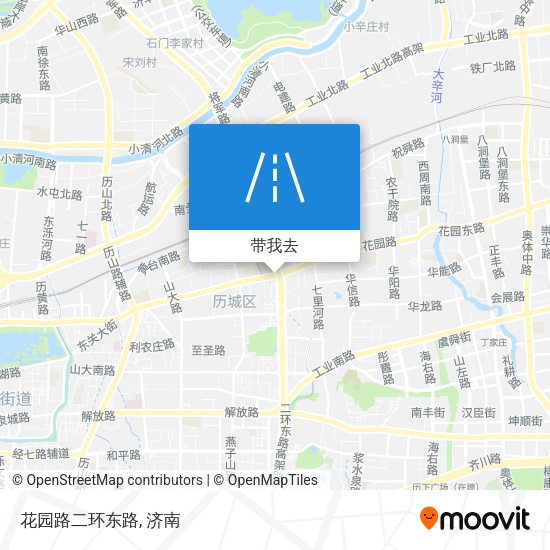 花园路二环东路地图