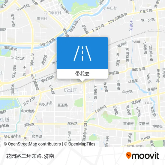 花园路二环东路地图
