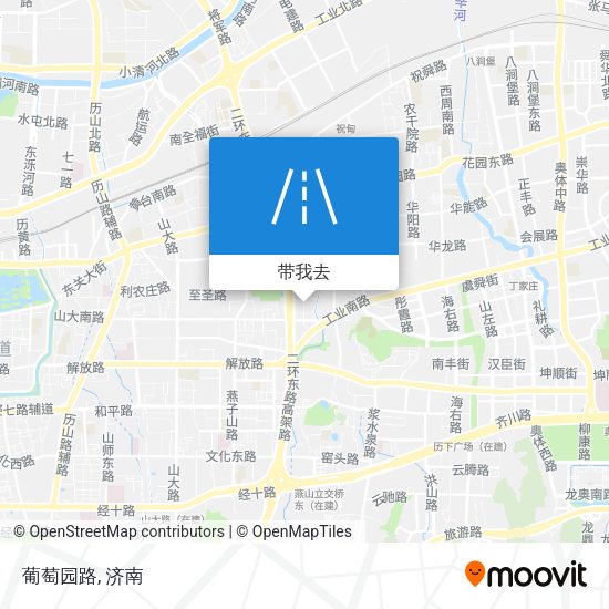 葡萄园路地图