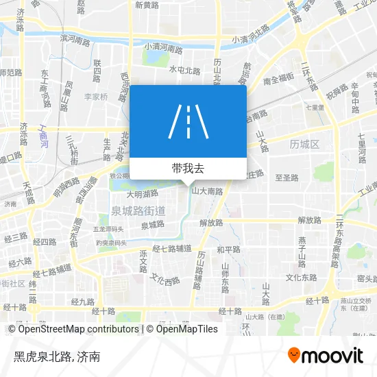黑虎泉北路地图