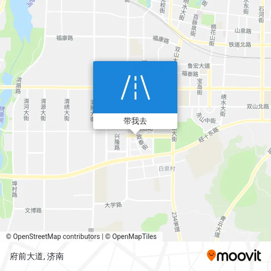 府前大道地图