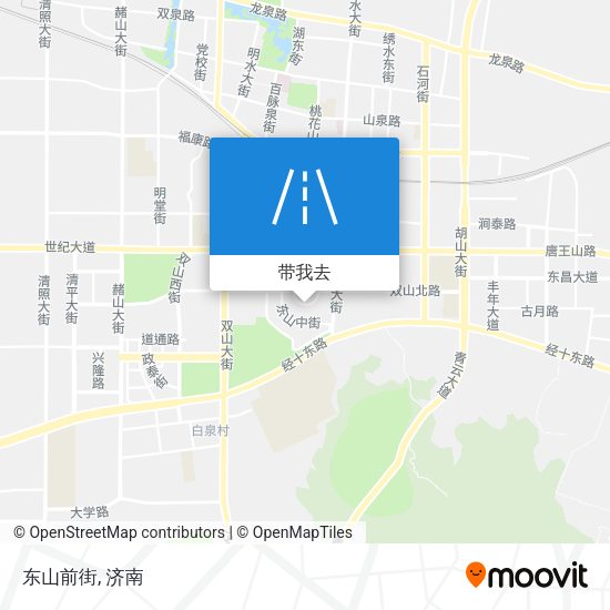 东山前街地图