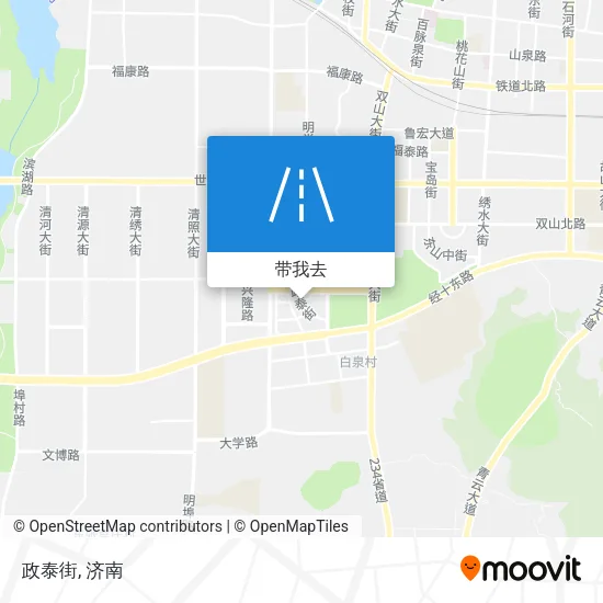 政泰街地图
