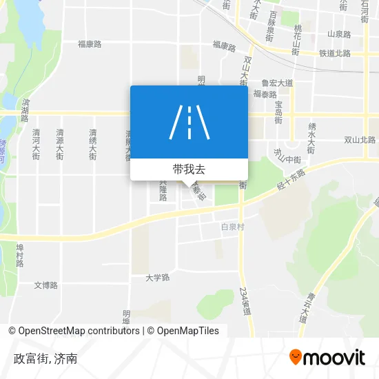 政富街地图